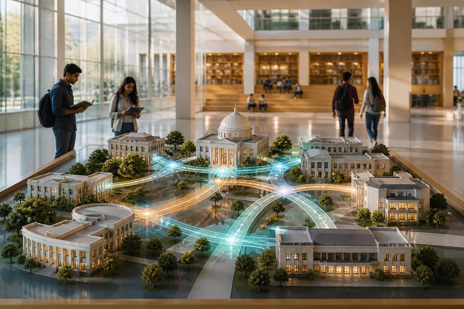 Connected academic operations across a university campus